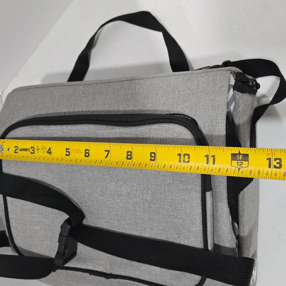 Dreambaby Grab n Go Booster Seat Gray Chevron Travel High Chair Storage Bag